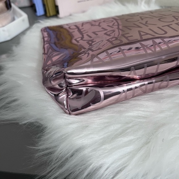 YSL Metallic Pink Cosmetic Bag - Picture 6 of 8